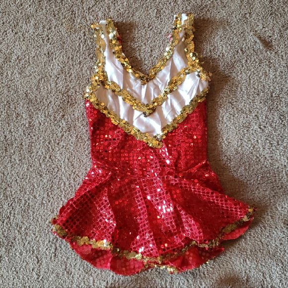 Children's Cheer Leader Majorette Halloween Dance costume dress boot covers - Picture 2 of 11